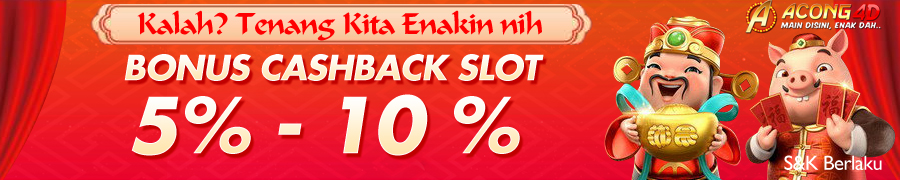 Bonus Cashback Slot Online